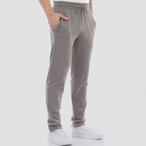 Men Solid Mid-Rise Cotton Track Pants